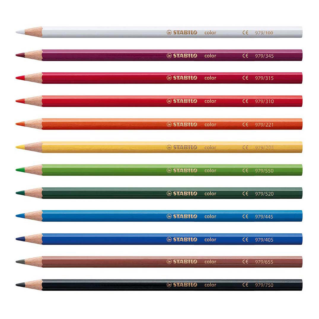 Stabilo Color - Kunst-Buntstifte 12 Stück