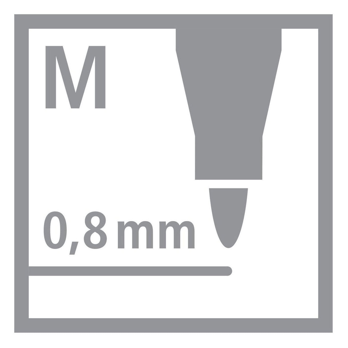 Stabilo viltstift dr!ver eo1089 4-01 medium viltpunt