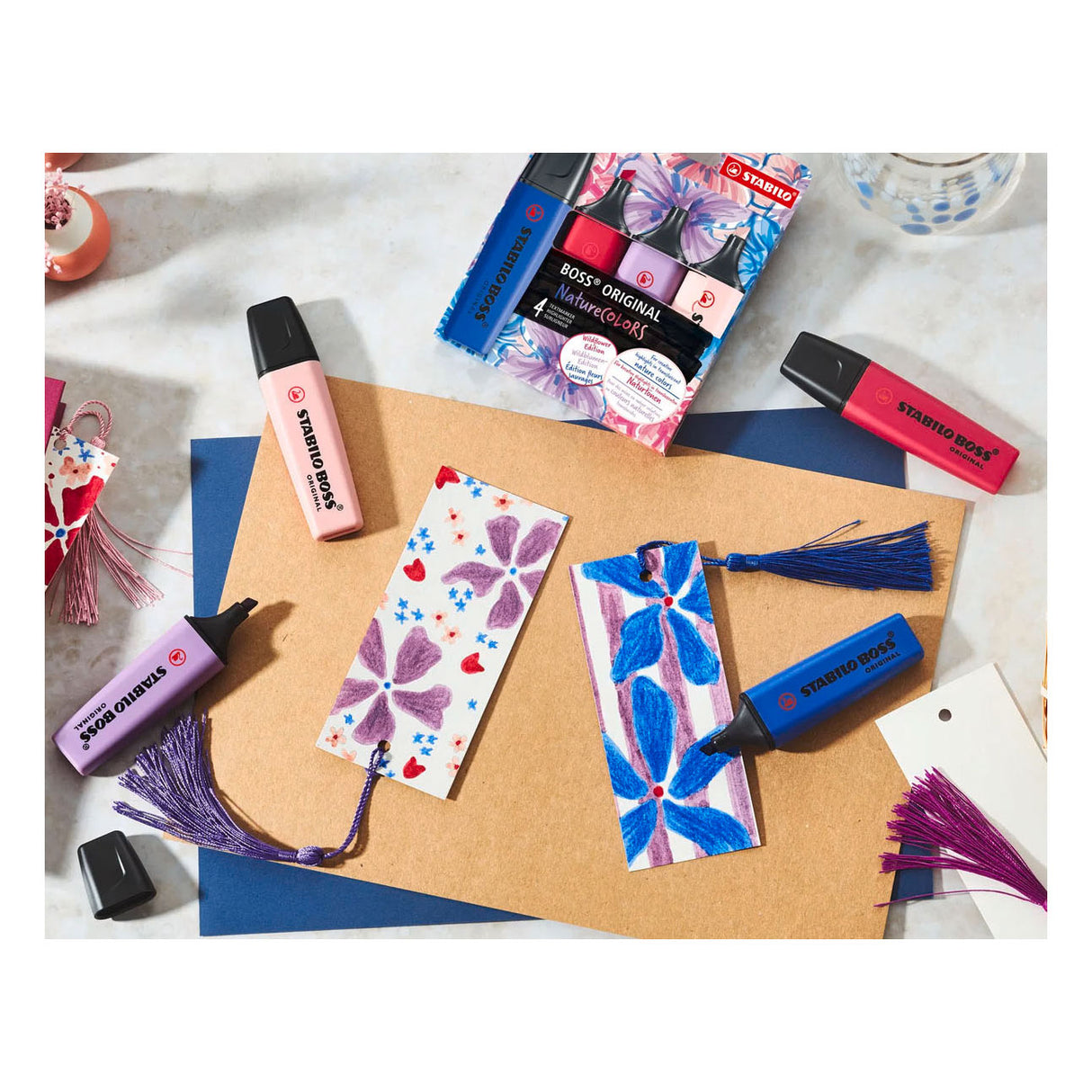 Stabilo Boss Wildflower-Highlighter – Ultramarin