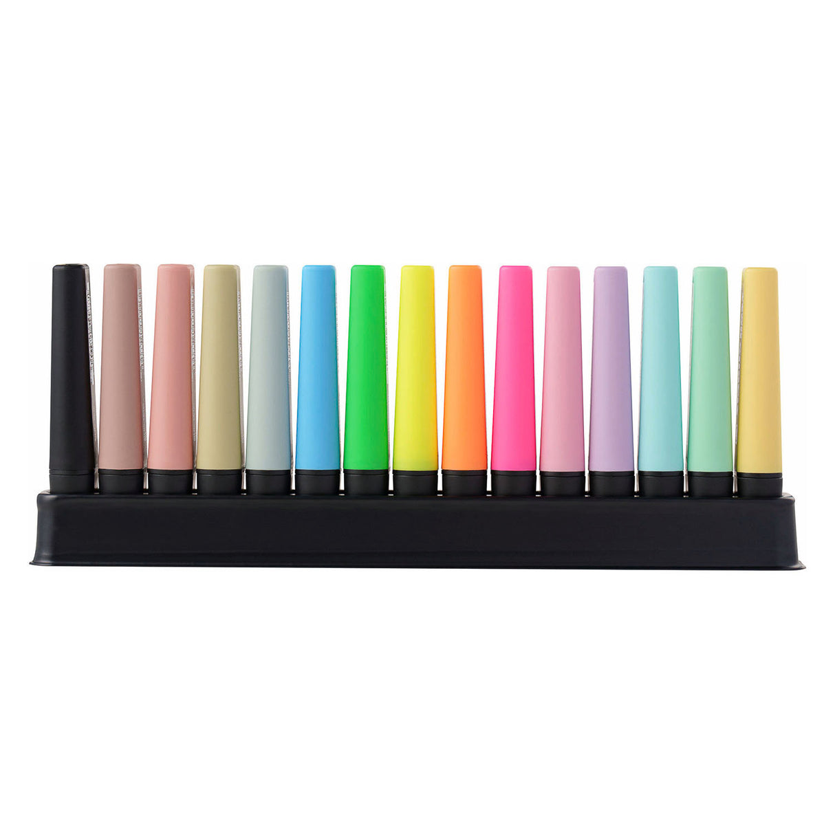 Stabilo Boss Original Pastell Naturfarben Textmarker Schreibtischset - 15-tlg.
