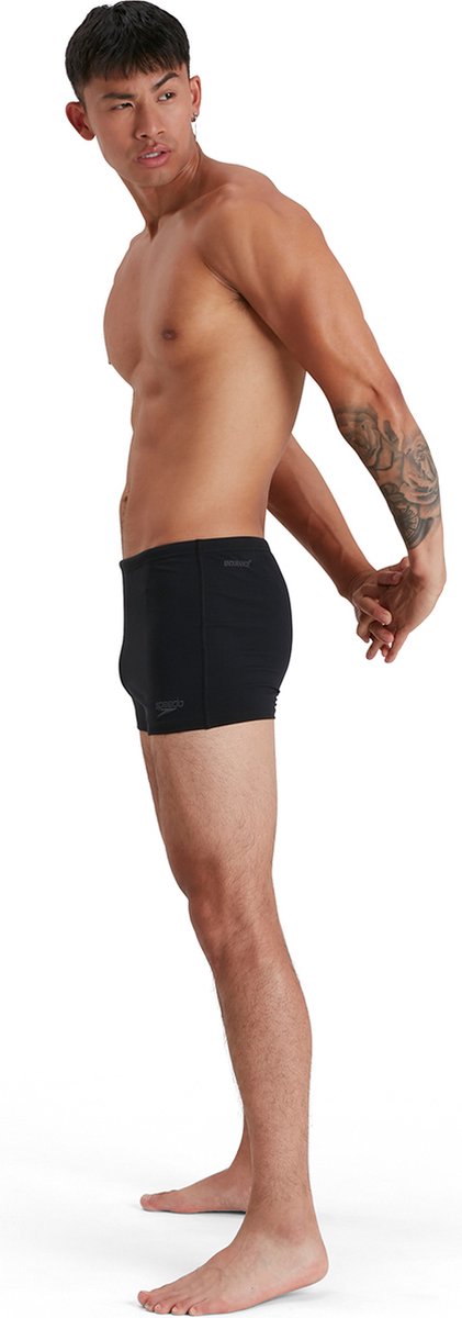 Speedo Endurance+ Aquashort Herren-Sportbadehose – Schwarz