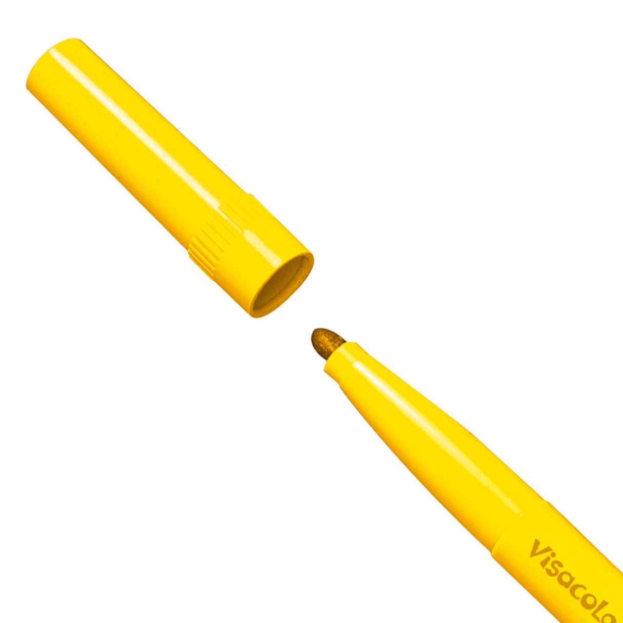 Bic Visa Color Farbmarker, Strichstärke 3 mm, gelb, 12 Stück 1 Box