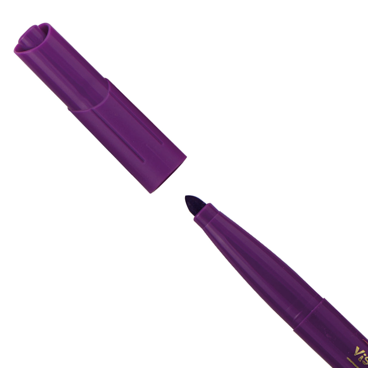 Bic Visa Color Farbmarker, Strichstärke 3 mm, dunkelviolett, 12 Stück 1 Box