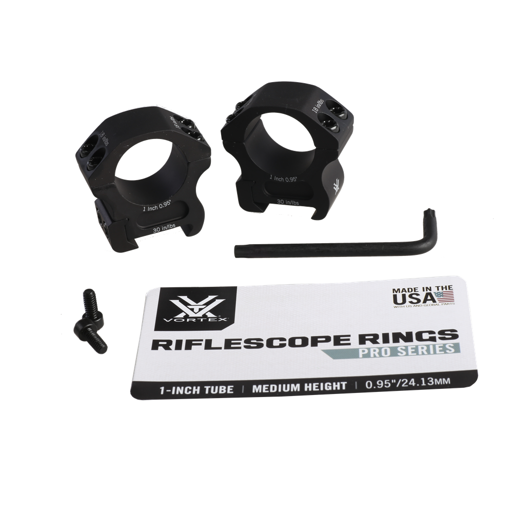 Montageringe der Vortex Pro-Serie pr1-m 25,4 mm mittel