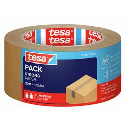 Ecotape Tesapack-Papier 50mx50mm braun reißfest
