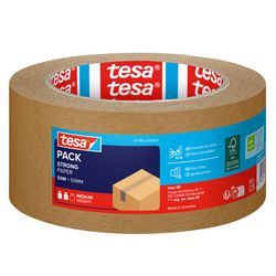 Ecotape Tesapack-Papier 50mx50mm braun reißfest