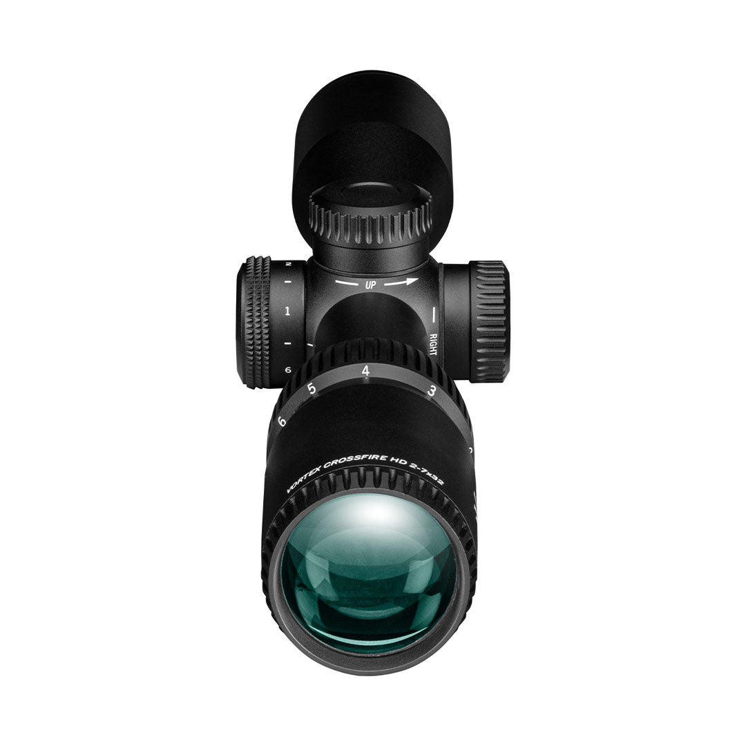 Vortex Crossfire HD 2-7x32-Zielfernrohr, beleuchtetes Dead-Hold-2A-BDC-Absehen (MOA)