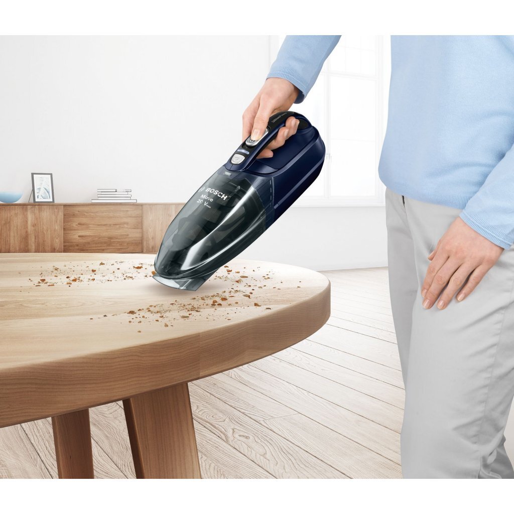 Bosch BHN20L Akku-Handstaubsauger Blau Schwarz