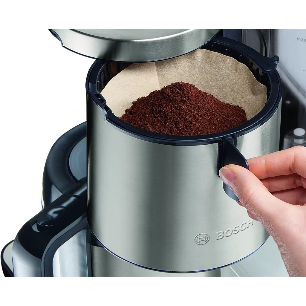 Bosch TKA8A681 Styline Kaffeemaschine Edelstahl weiß