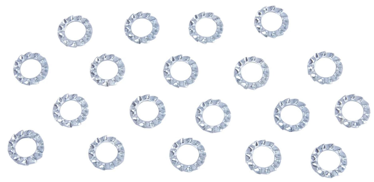 Dresselhaus Zahnfeder-Lüfterscheiben Form DIN 6798, D=6mm, 20 Stk.