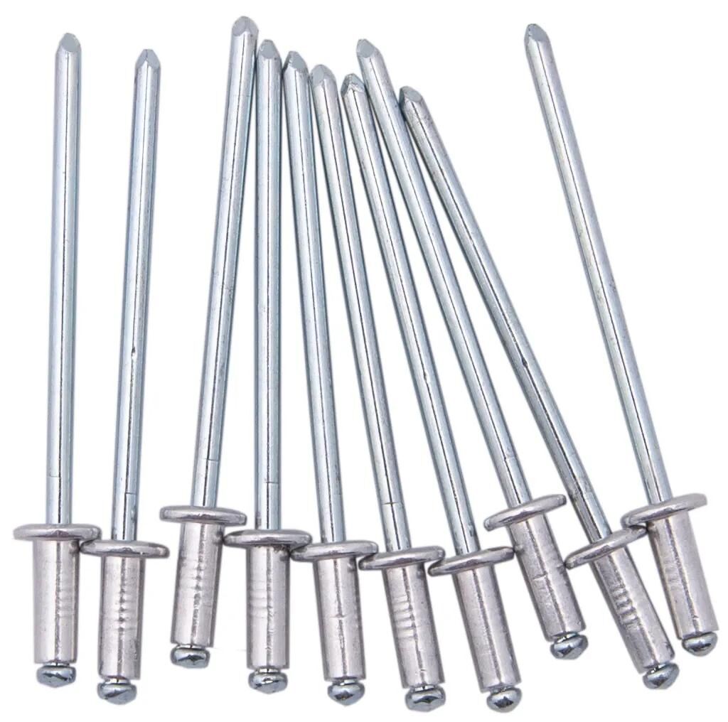 Dresselhaus Blindniet Blindnieten 3,0 x 8,0 mm Aluminiumstahl, Flachkopf