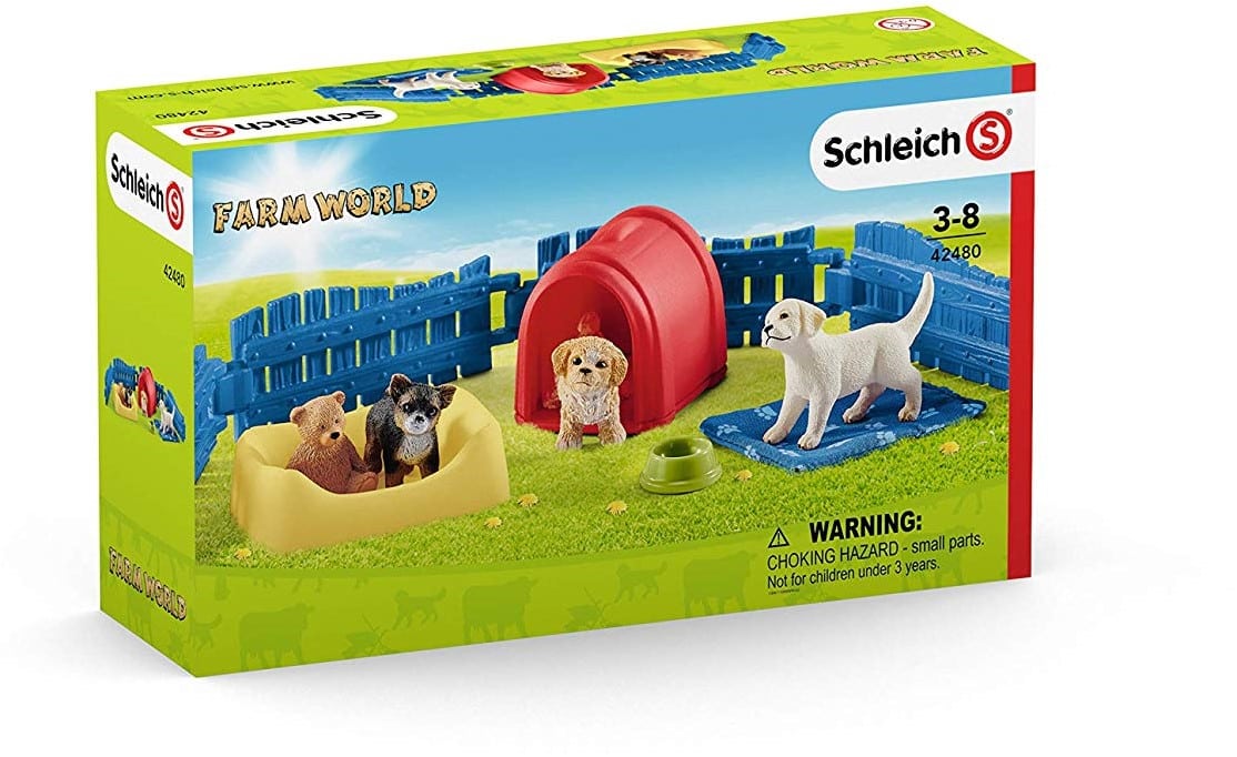 Schleich Welpenpflegeset 9-teilig