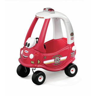 Little Tikes Ride and Rescue, gemütliches Coupé-Aufsitzauto der Feuerwehr