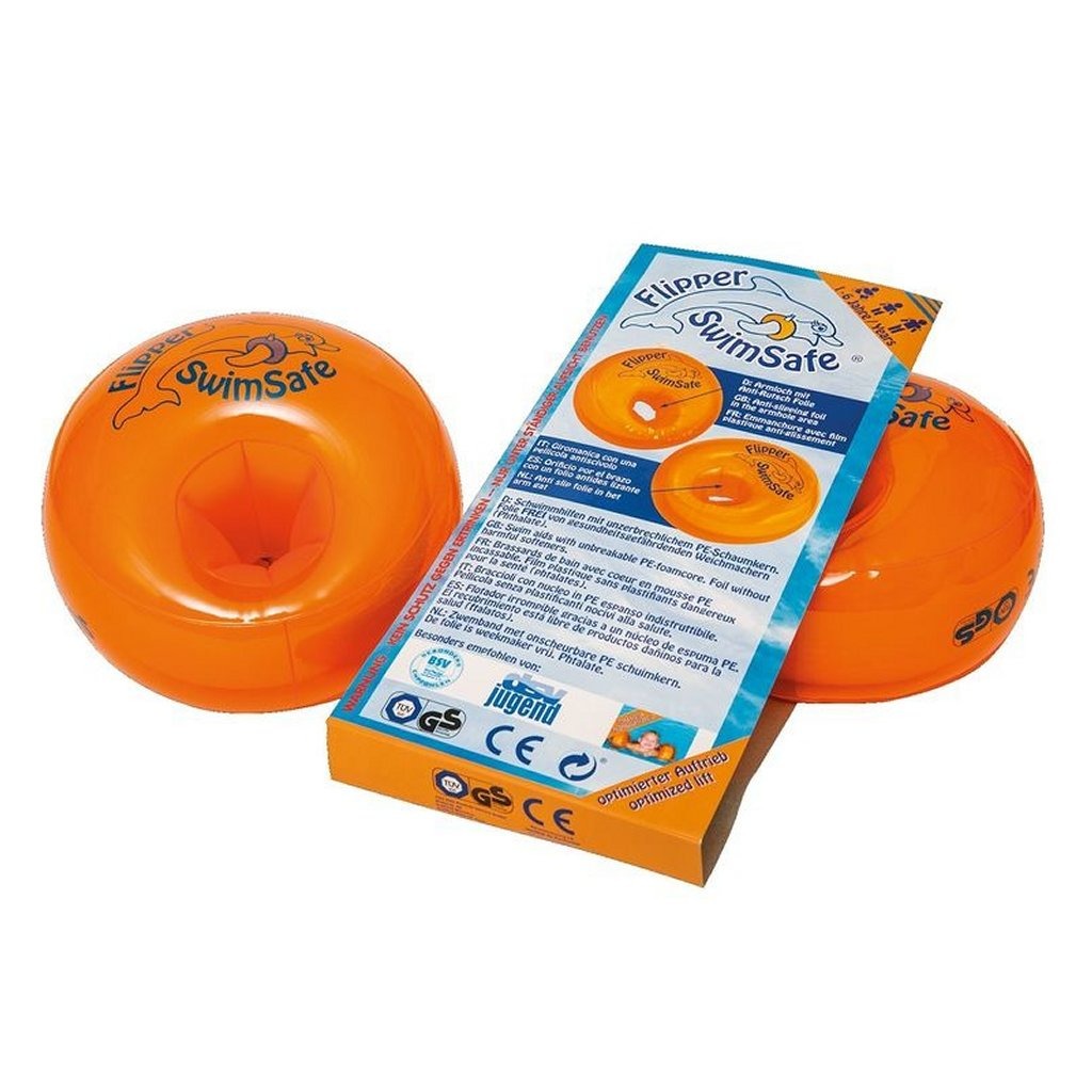 Swimsafe Schwimmärmel Flipper orange 2 Stück