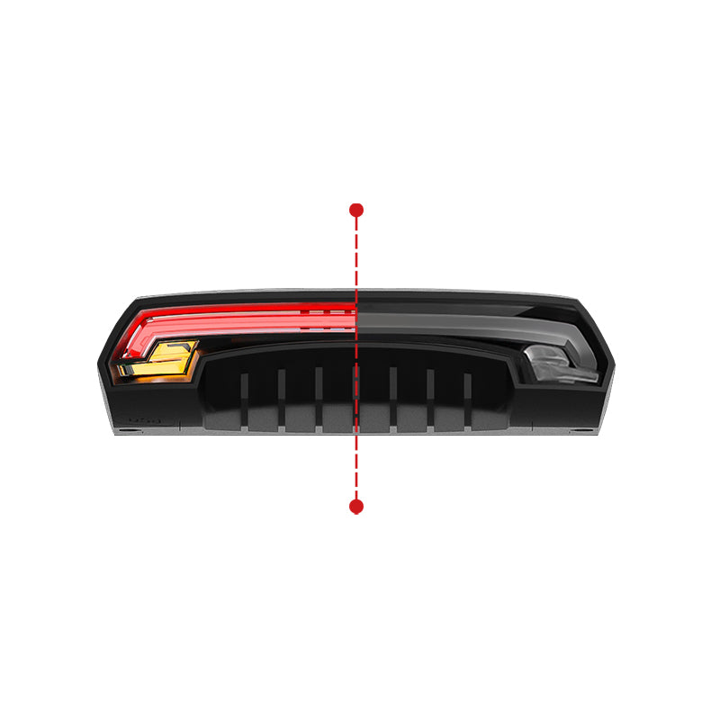 Meilan Laser-Rücklicht mit Fernbedienung USB x5