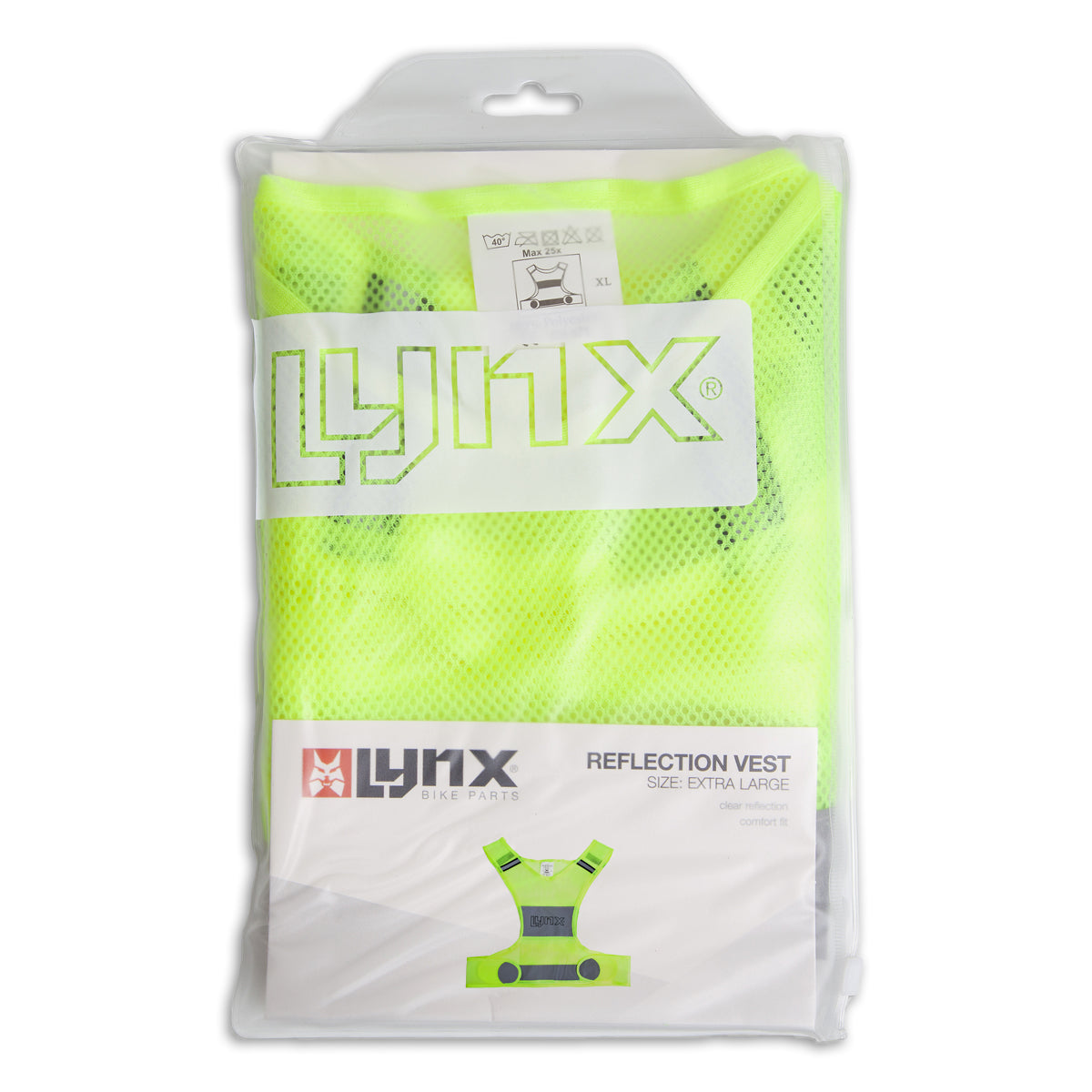 Reflexionsweste unisex gelb Größe xl