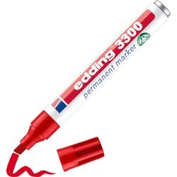 Permanente marker edding 3300 medium rood