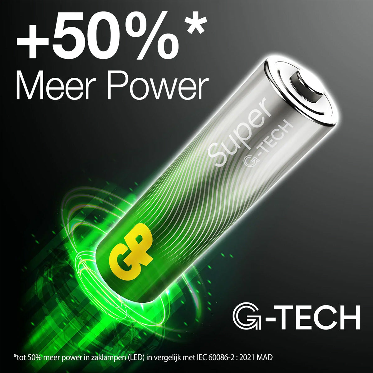GP Super-Alkali-AA-Batterien 16 PS