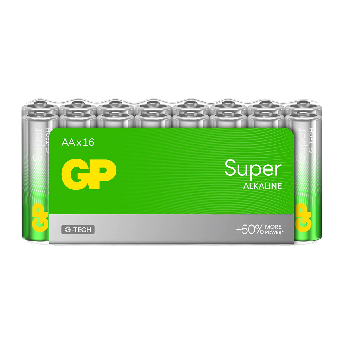 GP Super-Alkali-AA-Batterien 16 PS