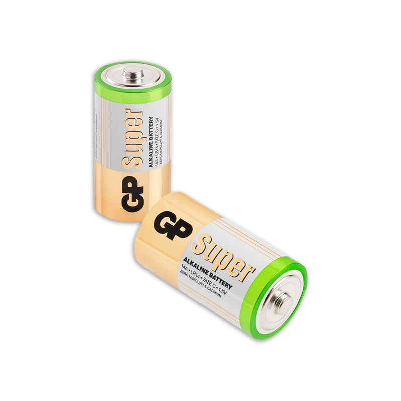 GP Super-Alkali-C-Batterien, 2 Stück