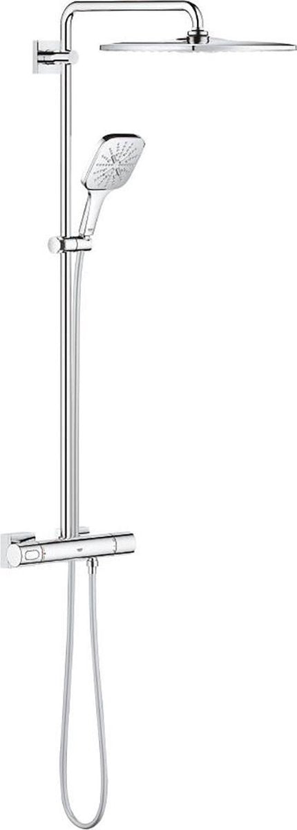 Grohe Rainshower Smartactive 310 Regenbrause Mono Cube – mit Thermostatarmatur – Chrom – 26652000