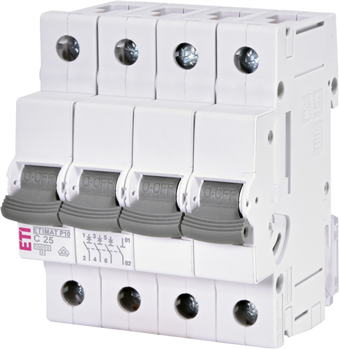 Eti Installation automatisch c25 10ka 3p+n