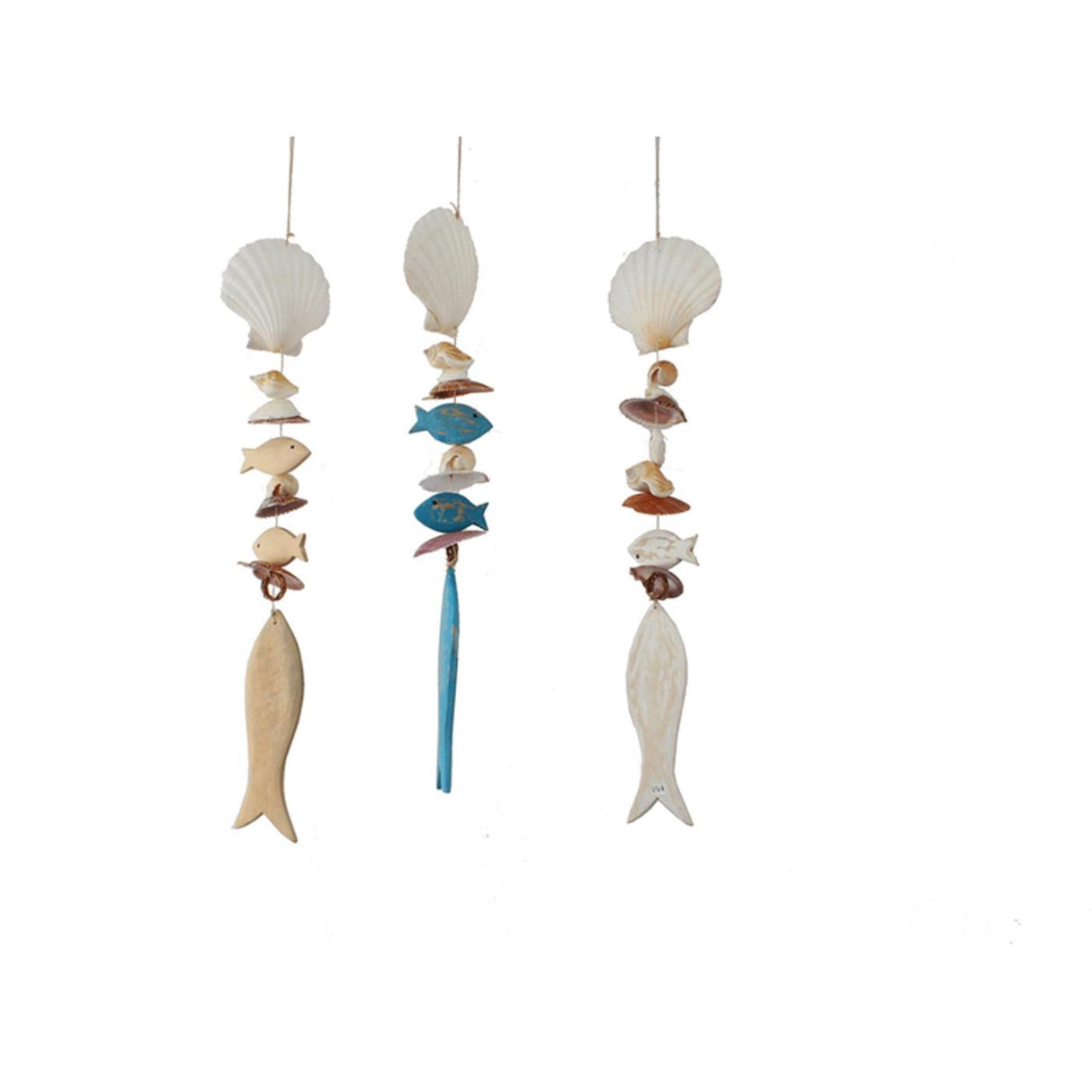 Cosydecor Girlande Jakobsmuschel 60 cm mit Fisch