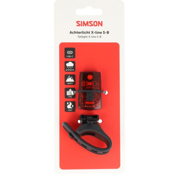 Simson aurora achterlicht x-line s