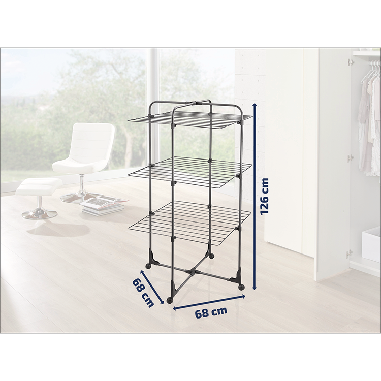 Leifheit Droogtoren Classic 270 - Schwarz
