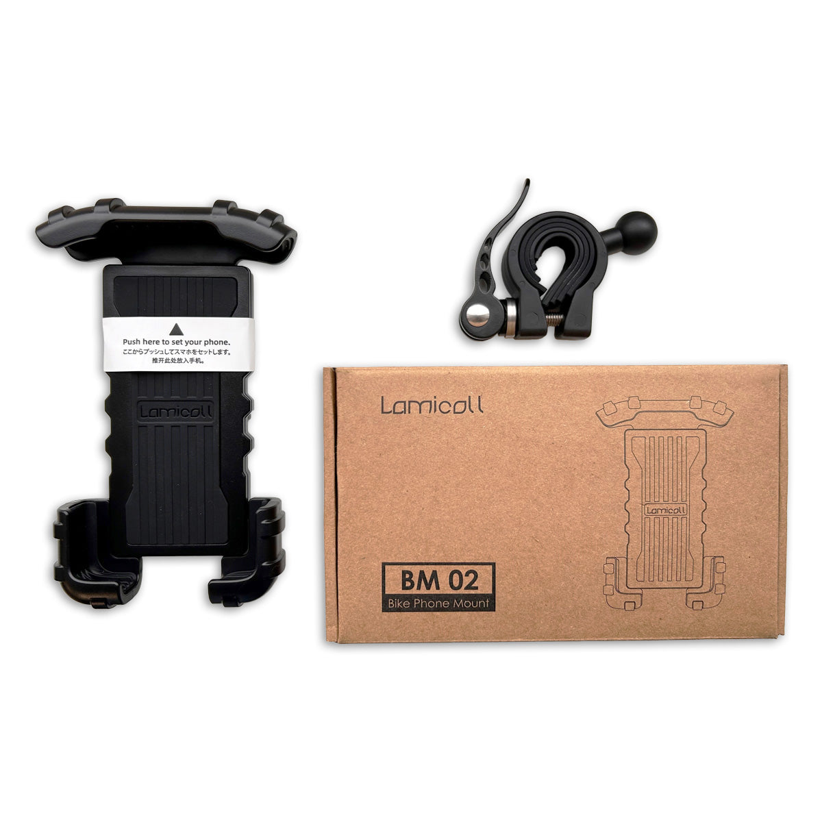 Universal Telefonhalter Klaue schwarz