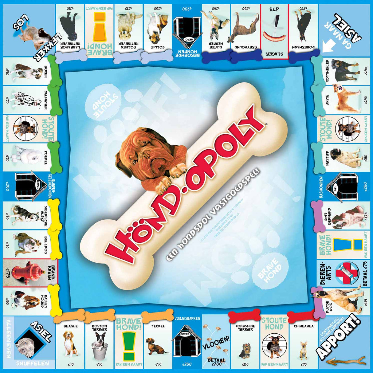 Opoly-Hundebrettspiel