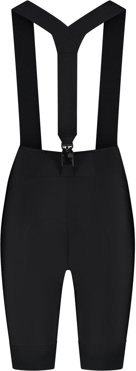 Rogelli detach ii fietsbroek dames - met zeem en bretels - wielrenbroek - zwart - maat s