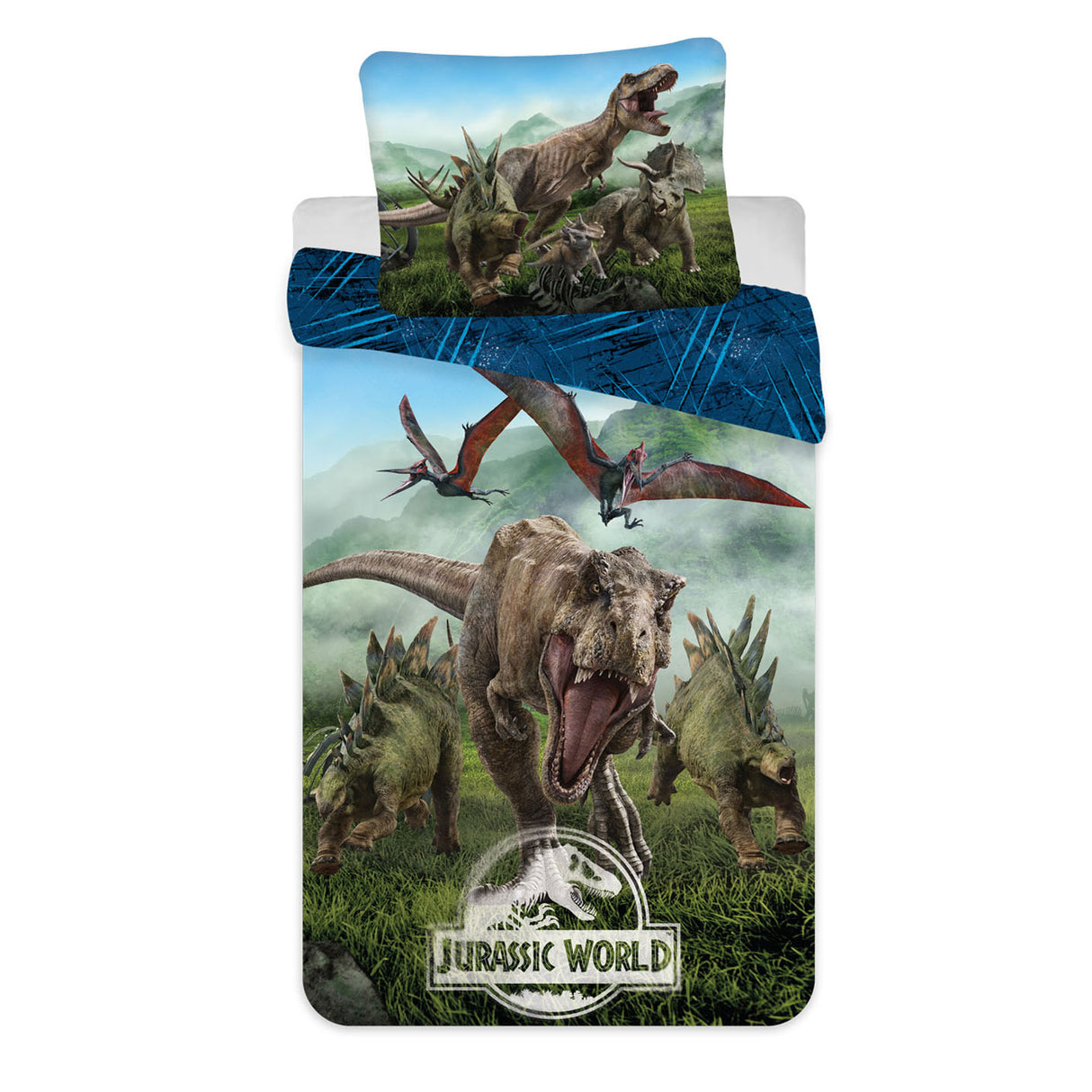 Bettbedeckung Baumwoll Jurassic World Forest
