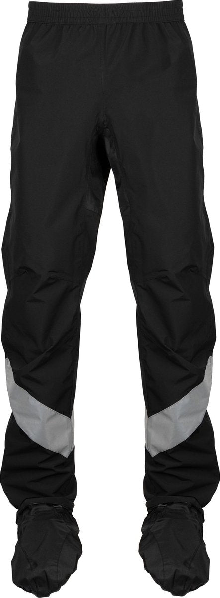 Ralka regenbroek pro waterdicht ademend - schoenhoes + reflectie - zwart - maat m