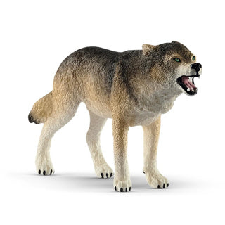 Schleich Wild Life - Wolf - Spielfigur - Kinderspielzeug für Jungen und Mädchen - 3 bis 8 Jahre - 14821