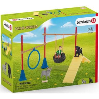 Schleich Bauernhofwelt – Spaß für Hunde – Figurenset – Kinderspielzeug für Jungen und Mädchen – 3 bis 8 Jahre – 18 Teile