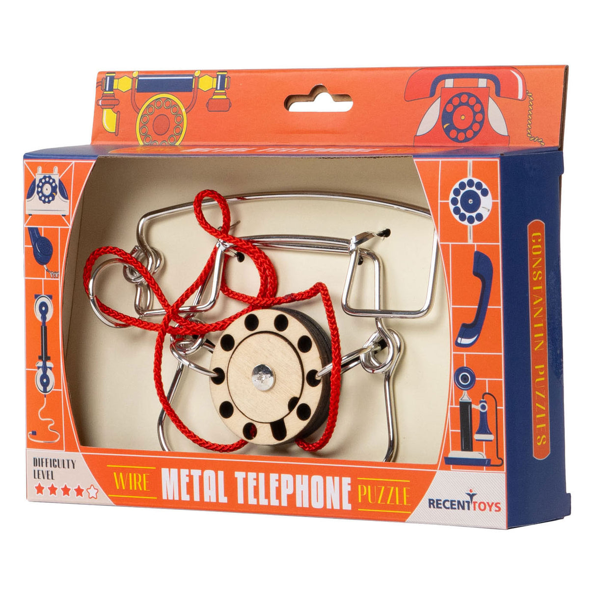 Aktuelle Spielzeuge Metall-Telefon-Gehirn-Puzzle