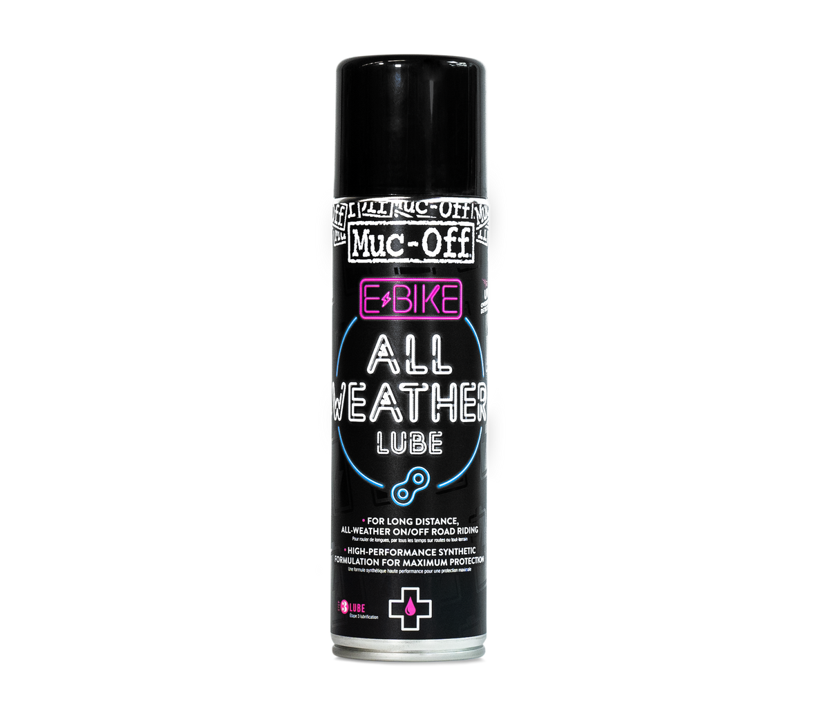 Muc-off kettingolie e-bike all weather chain lube spuitbus 250ml