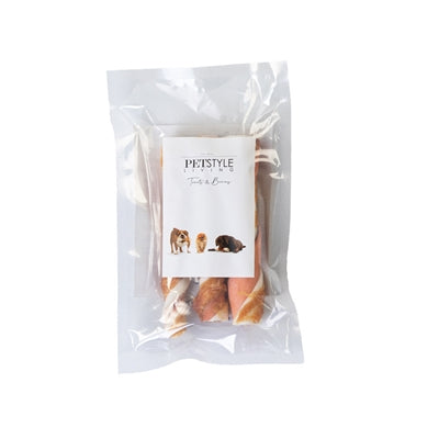 Petstyle Living Twisted Stick mehrfarbig mit Huhn