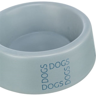 Trixie Hundefutternapf Trinknapf Keramik Grau Blau