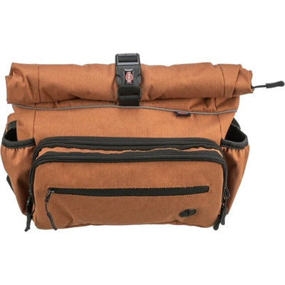 Trixie Rolltop-Rucksack mit Gürteltasche mit Rostgürtel