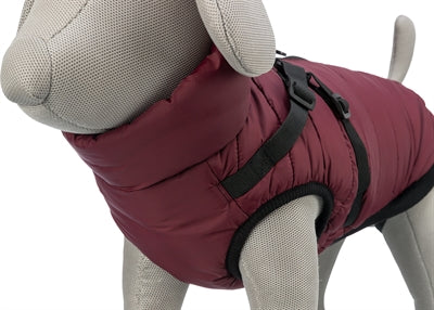 Trixie Hundemantel Pirou mit Sangria-Geschirr