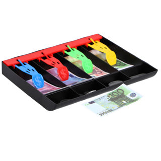 Osa Private Label Spielgeld Deluxe Set Münzen Banknoten Euro und Dollar sortiert | 6 Stück