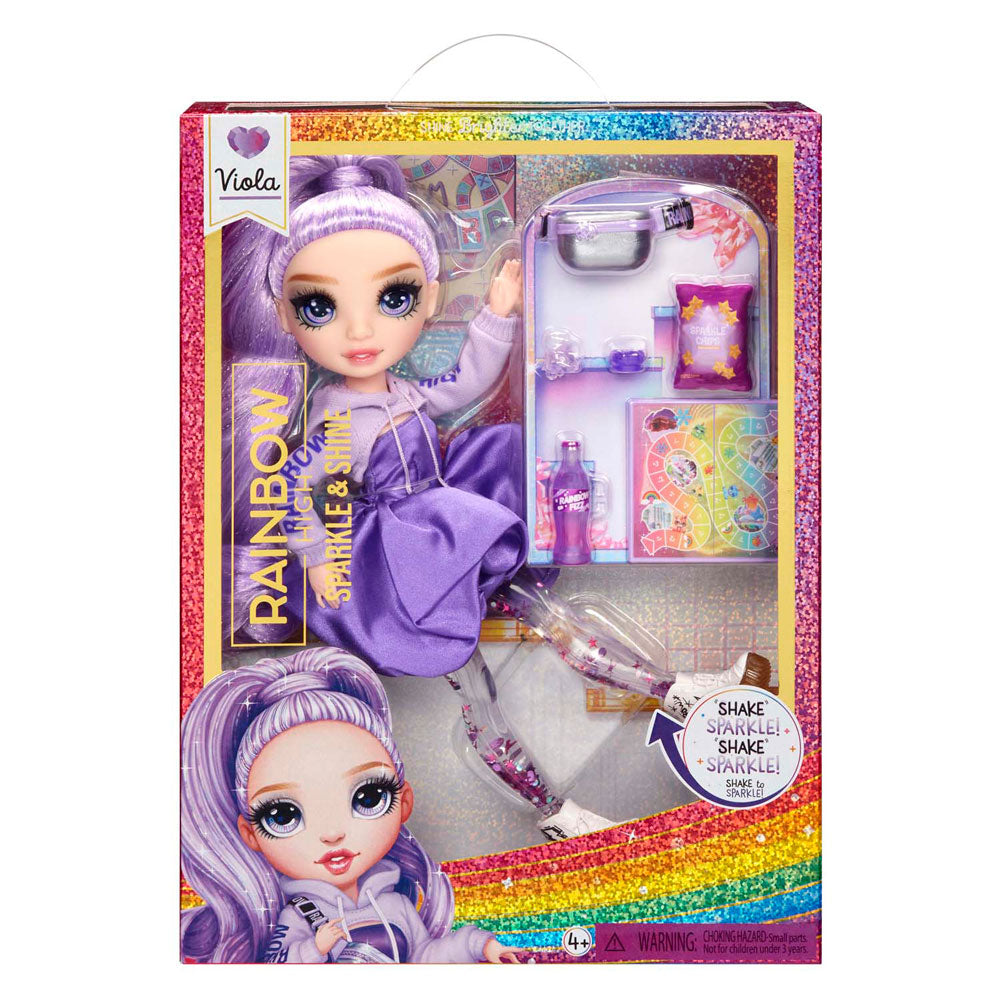 Mga Entertainment Rainbow High Sparkle Shine Modepuppe – Viola
