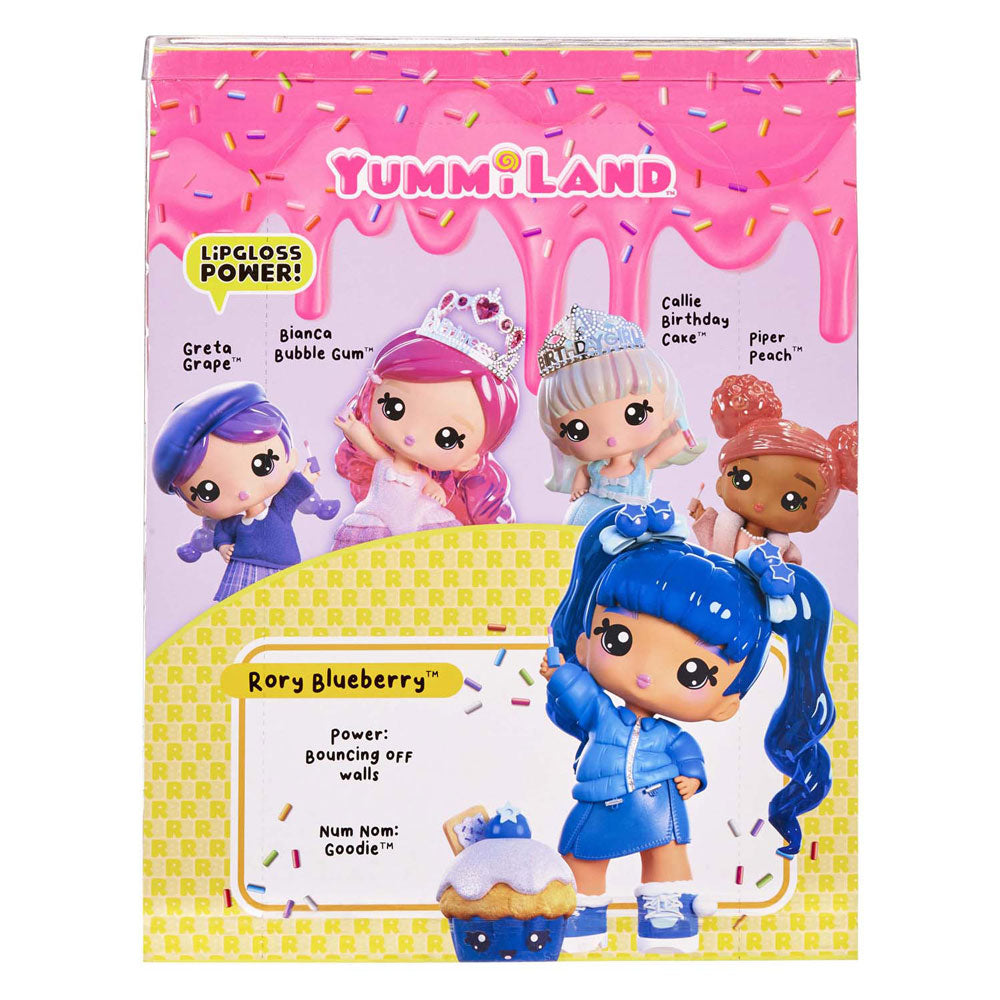 Mga Entertainment Yummiland große Puppe + Lipgloss Petrory Blueberr