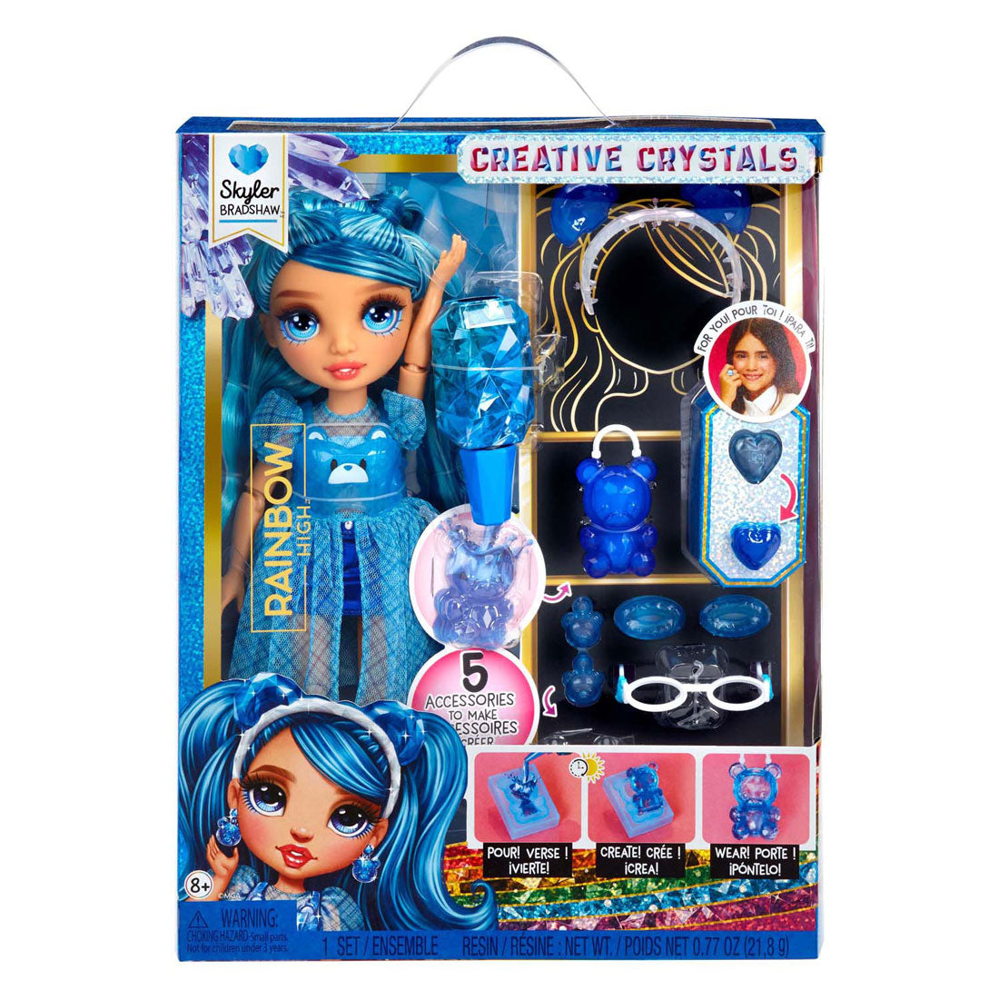 Mga Entertainment Rainbow High Crystal Fashion Modepuppe – Skyler