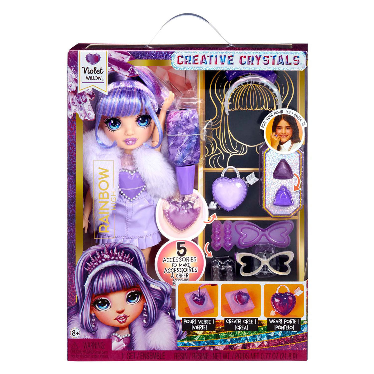 Mga Entertainment Rainbow High Crystal Fashion Modepuppe – Violett