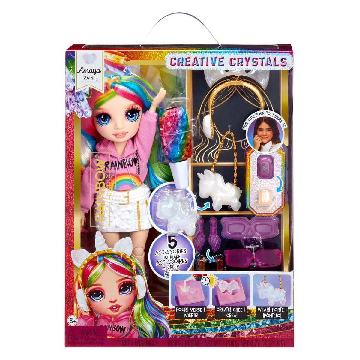 Mga Entertainment Rainbow High Crystal Fashion Modepuppe – Amaya