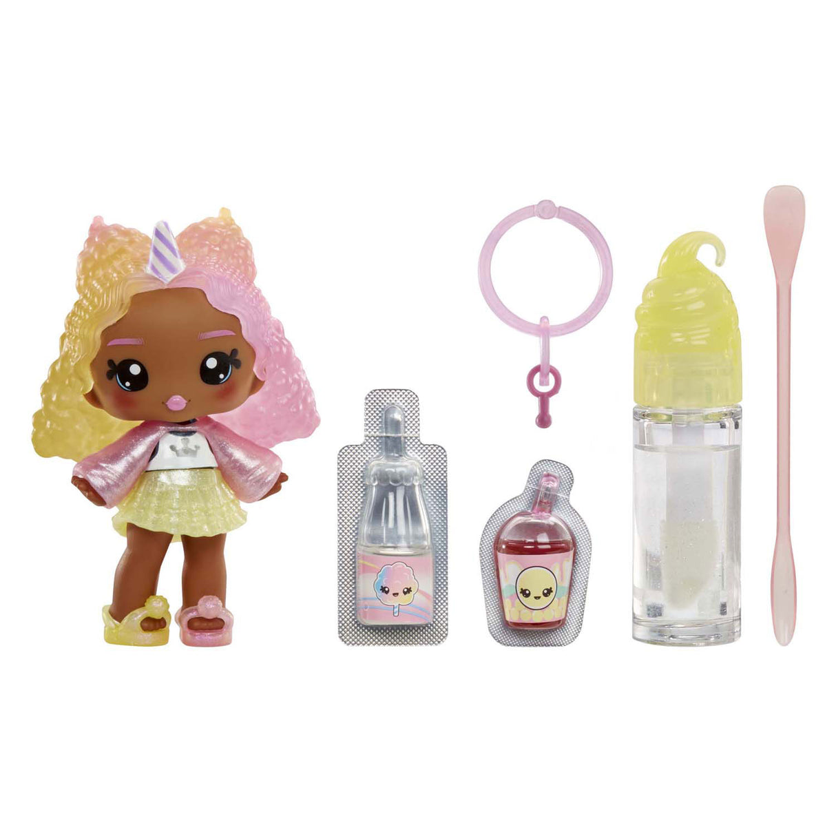 Mga Entertainment Yummiland Doll – Nia Candy Fluff mit Lipgloss-Set