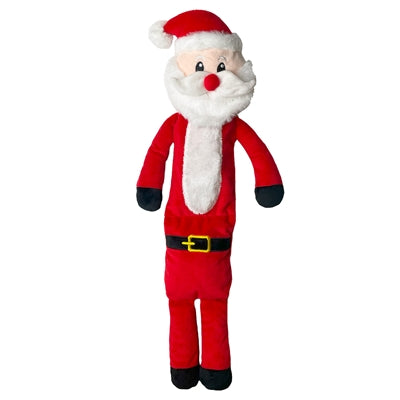 Fröhlicher, weicher, quietschender Weihnachtsmann als Haustier